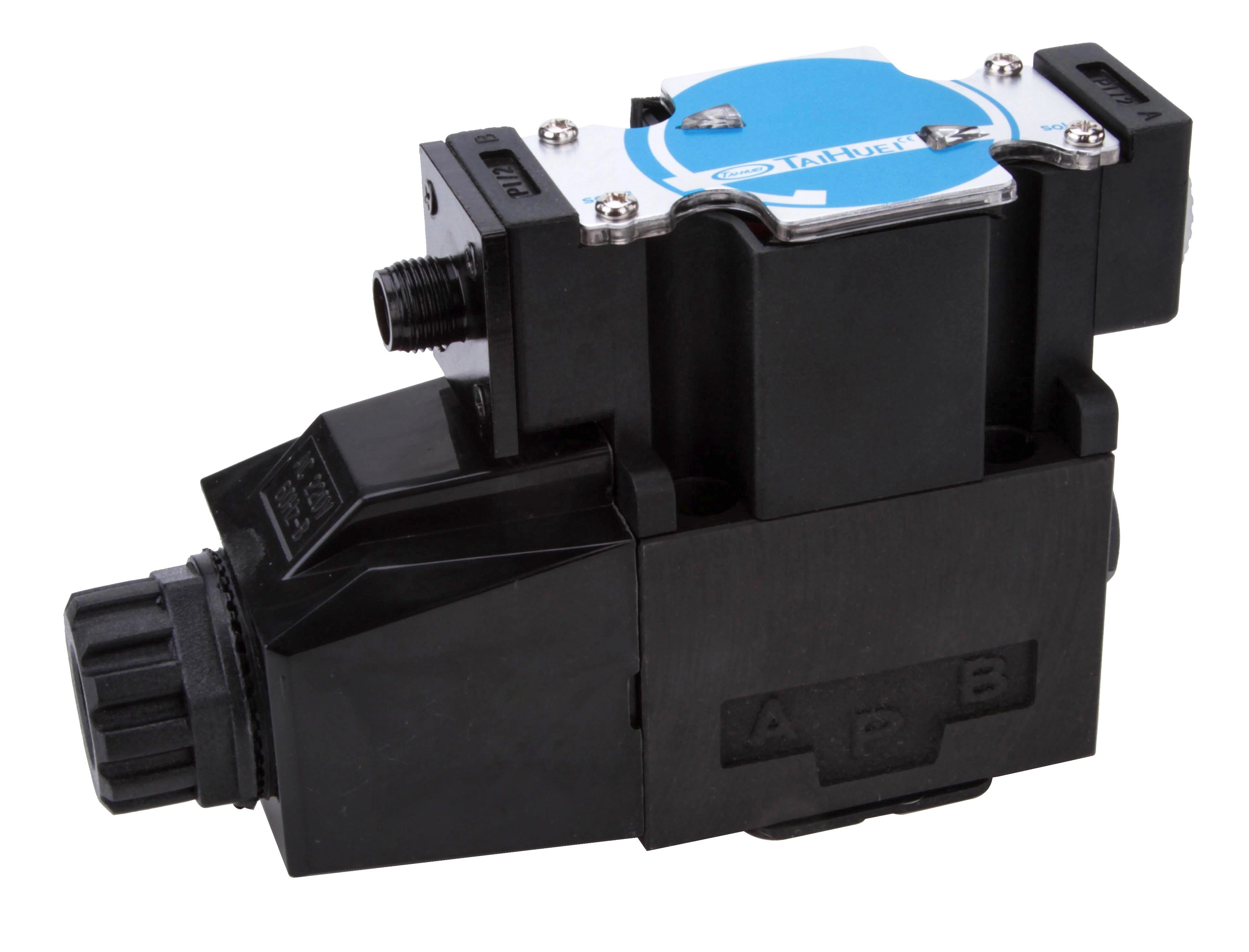 HD-***-G02-M4-B-AC (One-Way) M12- 4 Pin High Efficiency and Low Current Solenoid Directional Control Valve
